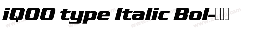iQOO type Italic Bol字体转换